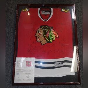Chicago Blackhawks XL Signed By 24 Players